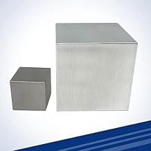 Kilo Tungsten and Magnesium Cube Set 1.5" W Cube and 3.255 Mg Cube