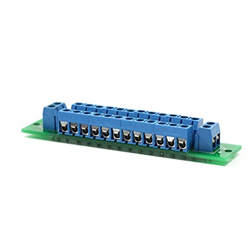 Evemodel 2X Power Distribution Board Stromverteiler 2 Eingänge 13 Paare Ausgänge für DC AC Spannung PCB007-2-EU