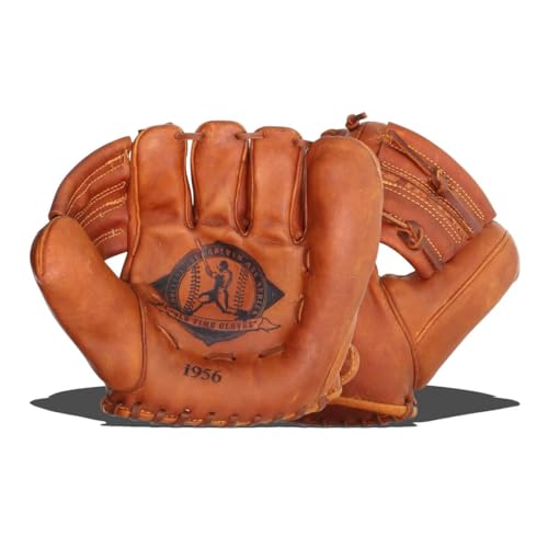 SHOELESS JOE Golden Era 1956 Fielders Baseball Glove, Right Hand Throw