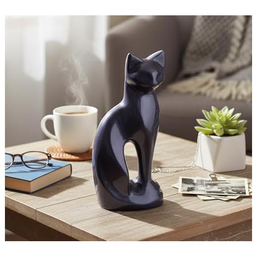 Handcrafted Cat-Shaped Cremation Urn