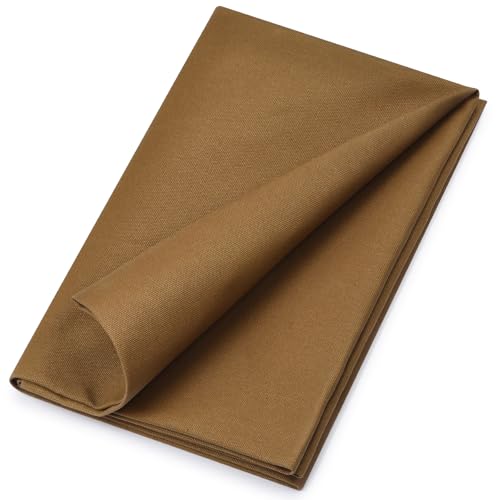 Cotton Canvas Fabric 16oz Natural Duck Canvas Fabric Textil Medium Weight 59 Wide x 36 Lengths for Painting Sewing Bag Embroidery and Crafts Projects (Khakil)