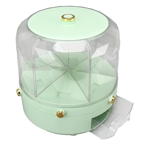 Dispensador de Arroz, Contenedor de Arroz Dispensador de Cereales Contenedor de Almacenamiento de Grano 13 Libras de Alimentos Secos para Granos de (GREEN)