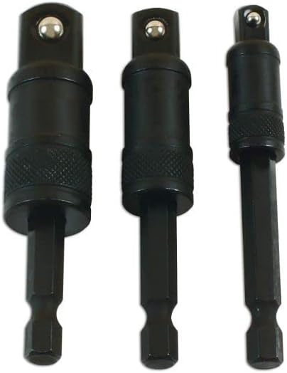 Laser Tools 7778 Impact Quick Locking Socket Adaptor Set 75mm 3pc