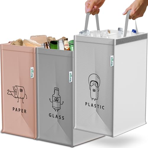 Imagen de Norggo Cubos de basura de reciclaje
