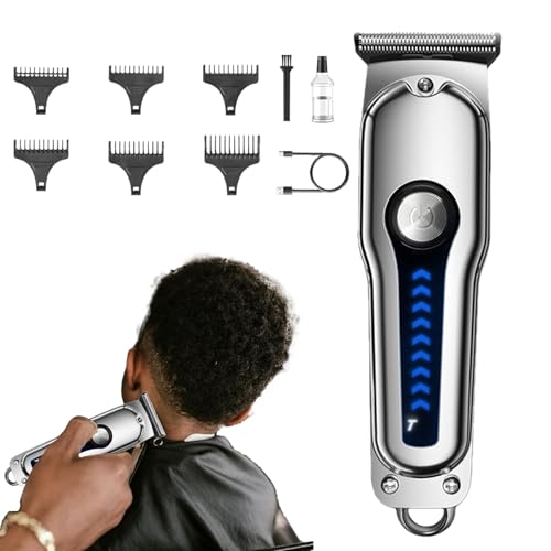 Hogvinnatil Tondeuse à cheveux | Tondeuse à cheveux pour - Silencieux et réglable pour voyage de toilettage style pour garçon et, usage domestique pour...