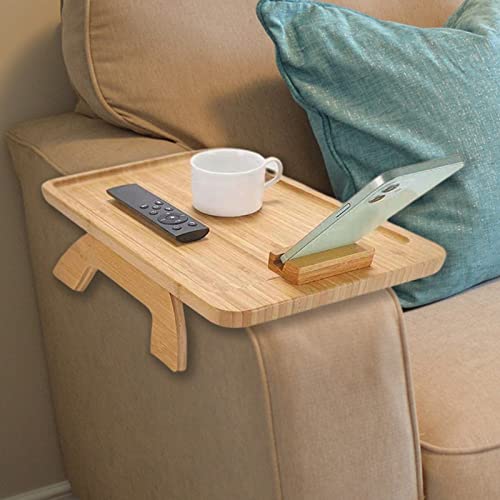 Sitaitong Sofatablett armlehne, Sofatablett Sofa tablett Couch tablett Sofa Buddy Sofa tablett armlehne Couch ablage armlehnen tablett Faltbarer Clip On Sofatablett Cover