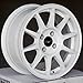 Circuit Performance CP23 15x7 Gloss White 4x100 +35mm Offset Wheels JDM Type R Style Rims compatible with Honda Civic, Acura Integra, Mazda Miata