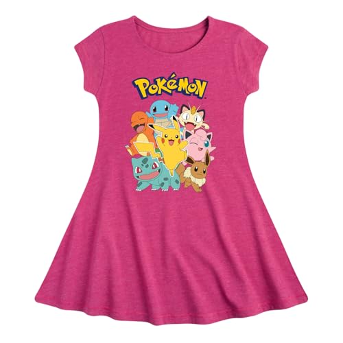HYBRID APPAREL - Pokémon - Pokémon Characters - Youth Girls Fit and Flare Dress
