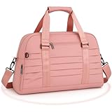Bolsa Mala Esportiva Academia Viagem Fitness Feminina Masculina Grande Capacidade Impermeável com Alça Transversal Ombro Treino Casual (Rosa)
