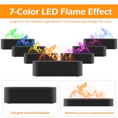 Difusor de aromas eléctrico Flame Diffuser USB silencioso miniatura 5