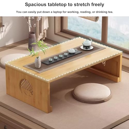 Table basse pliante bambou : la solution gain de place salon