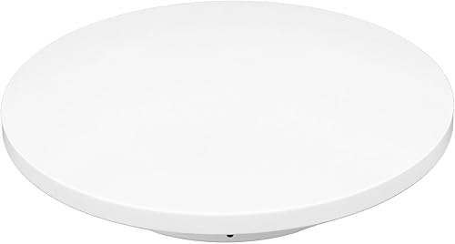 TOPINCN Rotating Display Stand Live Jewelry 2 in 1 Accessories Automatic Jewelery for Holder Display Jewery Jewelry Towers (White Button)