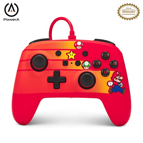 Controller cablato avanzato PowerA per Nintendo Switch - Speedster Mario