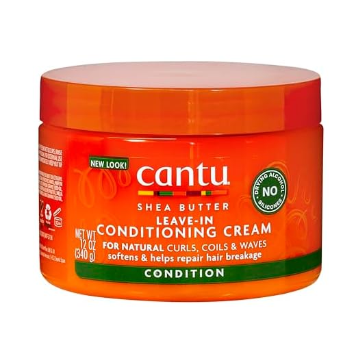 Cantu Shea Natural Leave In Conditioning Cream, 1er Pack (1 x 340 g)