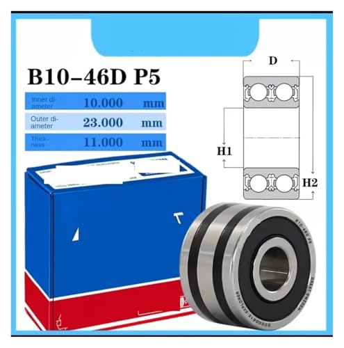 Roulements de générateur B10-46D ABEC-5 x5 pièces - 3