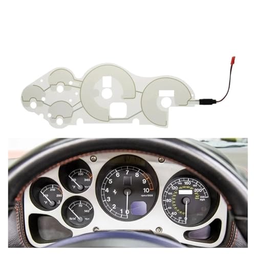 EL Panel Board Backlight Compatible With Ferrari 360 F131 Modena, Spider, F430, Challenge And 575M (F133) Maranello Instrument Cluster
