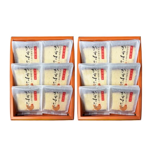 [比内地鶏卵を使った]かすていら 6個入り 2箱