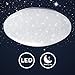 12W Lámpara de techo blanco LED Ø290mm I Simulación de estrellas I...