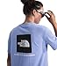 The North Face Women's Evolution Box NSE Short-Sleeve Tee - Logo Graphic Tee, Cotton Fabric, Regular Fit Everyday Shirt, Periwinkle Glow, X-Large