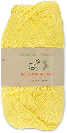 JubileeYarn Baby Soft Bamboo Cotton Yarn - Shades of Brown - 4 Skeins