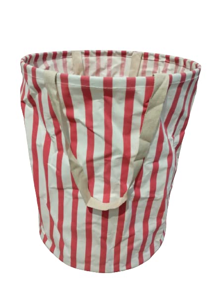 Rectangular Laundry Bag/Basket for Dirty Clothes, Storage Bag Collapsible (22 * 11 * 13)(Beige)098nj877206