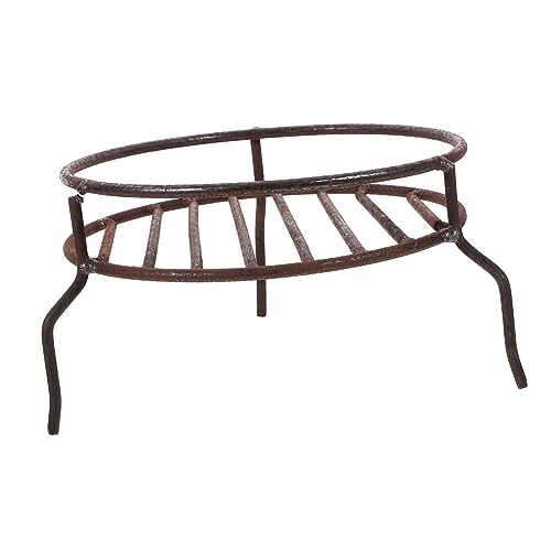 ibasenice Soporte de Wok Reutilizable para Camping Rack Resistente de Cocina al Aire Base Estable para Estufas y Suministro de Ollas Portátil y Compatible