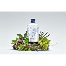NORDÉS Premium Gin | Made from a Portion of Wine Alcohol and 6 Galician Botanicals. Fresh, Aromatic and Well-Balanced Flavour. 40% Alcohol Volume - Bottle Size 70cl – Nordés