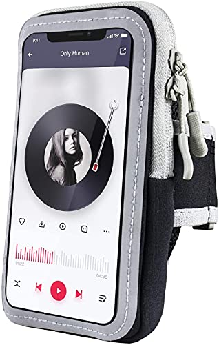 Ceuta Retails HOJI® All Android and iOS Mobile Phones Universal Waterproof Hand Fitness Armband Pouch/Arm Belt/Case for Running Hiking Jogging Sports and Activities, Up to 6.5inch - Multi Color