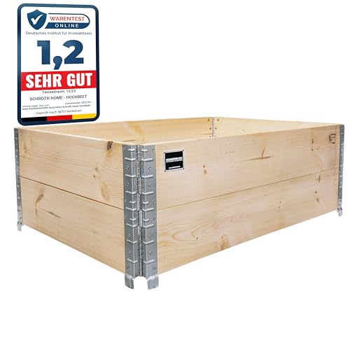 Hochbeet Schroth Home 120 x 80 x 40 cm rechteckig aus Fichtenholz