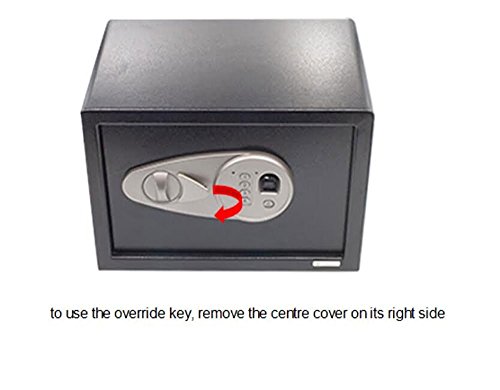 Biometric Fingerprint Safe - Advanced Security for Your Home - 11.75" (L) x 8.75 (W) - Top Loading Steel Design.