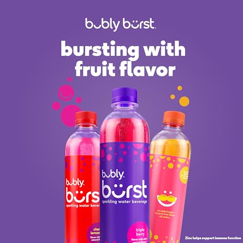 Image of bubly burst, Watermelon Lime, 16.9 FL Oz Bottles (Pack of 12)