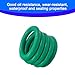 Bittwee 50PCS O-Ring Replacement, OEM#11105 Vehicle Oil Drain Plug Gasket, Wear Resistance Nitrile Rubber Automotive Petrol Pump Seal Accessories, Universal for Motorcycle, SUV, Truck（Green）