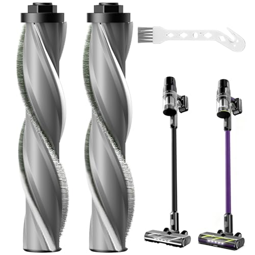 iSingo 3789 Brush Roll Replacement Compatible with Bissell Cleanview XR Pet 300W / XR 200W / Powerlifter Turbo Cordless Stick Vacuum, Model# 3797V, 3789U, 3789, 3789X, 3797, 3797W, 2 Pack, Grey