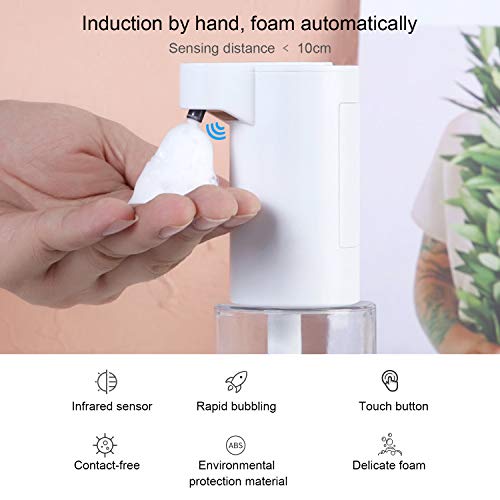 TsunNee Dispenser automatico per sapone da 350 ml