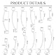 WillTen 14G Schwangerschaft Bauch Bar, 12Pcs lange Bauch Bar Mutterschaft Bauch Bar Kunststoff Bauch Bar Bälle, Clear Bioflex Bauchnabel Bars Bauchnabel Piercing für schwangere Frauen
