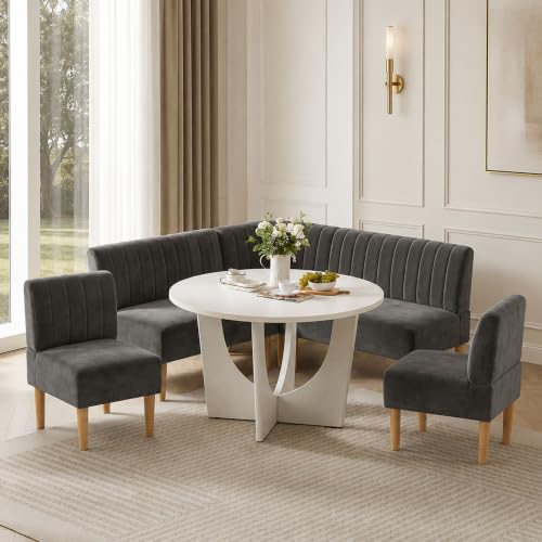 Brelice 47" Round Farmhouse Dining Set