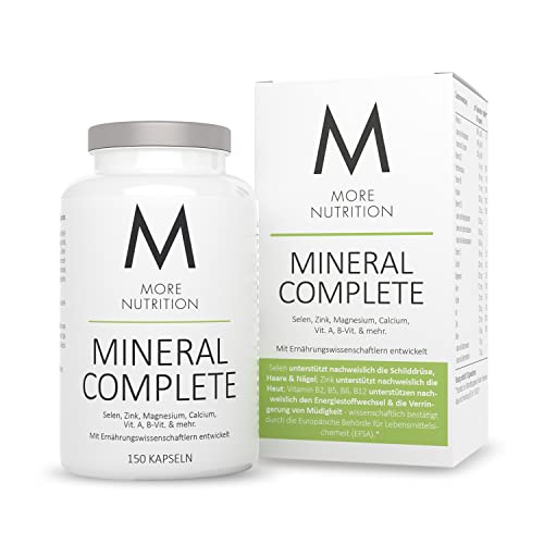 More Mineral Complete V3, 150 Kapseln mit Mineralstoffen, Spurenelementen und Vitaminen