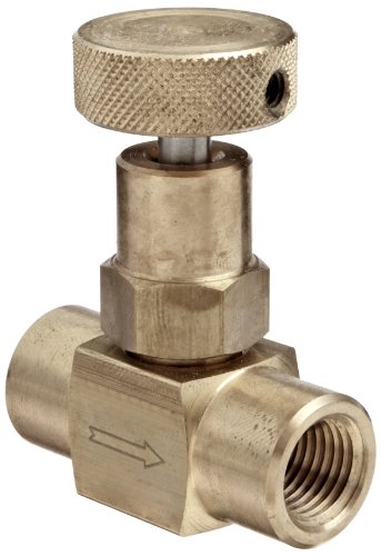 Mini válvula de aguja Dixon FFB102 latón 1/4 NPT hembra para control de fluidos