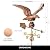 Good Directions 956P 34" Smithsonian Eagle Estate, Pure Copper Weathervane, Extra Large