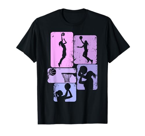 Basketball Basketballerin Mädchen Kinder Damen T-Shirt
