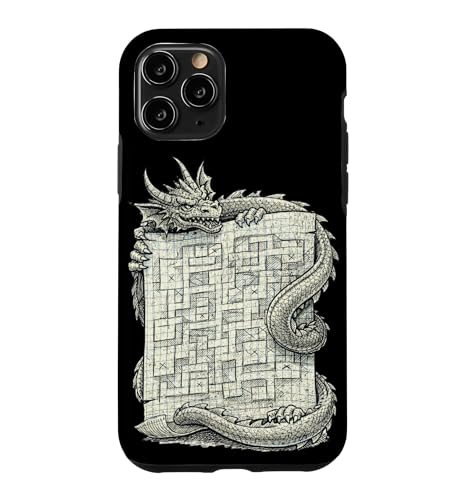 Fantasy Adventure Map with Dragon �X�}�z�P�[�X iPhone 11 Pro �p