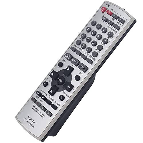 VINABTY N2QAJB000088 Remote Control Compatible with Panasonic TV/VCR Recorder NV-HV51EP NV-HV51EP-S NV-HV61EP NV-HV61 NV-HV66 - Image 3