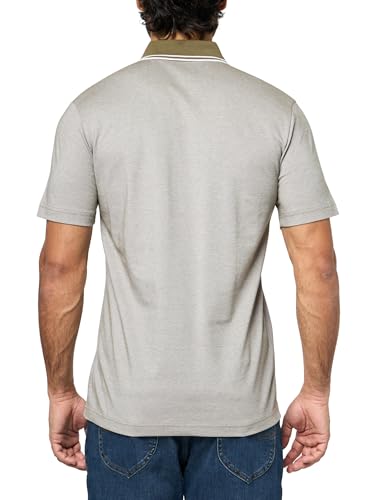 BOSS Men's Square Patch Logo Oxford Polo Shirt2