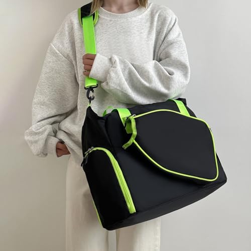 Bolsa de pickleball grande e impermeable con compartimentos para calzado y botella 2