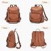 BotaRove Backpack Purse for Women, Vegan Leather Fashion Backpack Purse, Multi-Pocket Shoulder Designer Handbag for Travel, Work