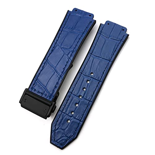 Bracelet pour HUBLOT Big Bang en cuir de veau et caoutchouc 25mm