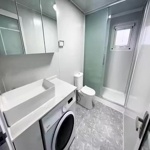 20ft Luxury Expandable Tiny Home for Sale, Prefab Folding Container House 2 Bedroom 1 Living Room 1 Bathroom to Live in for Adults, Portable Cabin for Family or Vacation Use - Image 6