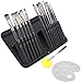 Produktbild Embid 15 Künstler Pinselset, Malpinsel Malpinselset, Professionelle Nylon Pinsel Set Malen Künstlerpinsel für Acryl Aquarell Ölgemälde Gouache mit Tragetasche Schwämmen Spachtel Mischpalette
