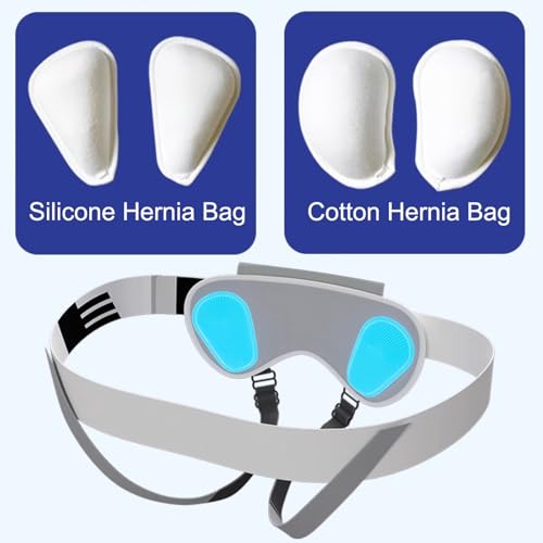 Faja para Hernia Inguinal para Hombre con 4 Almohadillas de Compresión, Soporte para Hernia, Alivio de Dolor (Grande) miniatura 5