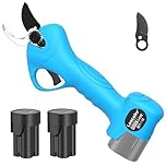 Laecabv Forbici Potatura Elettriche 25mm Forbici e cesoie per potatura Con 2pcs 2000mAh Batteria per Potatura Giardino Albero da Frutta Delle Viti